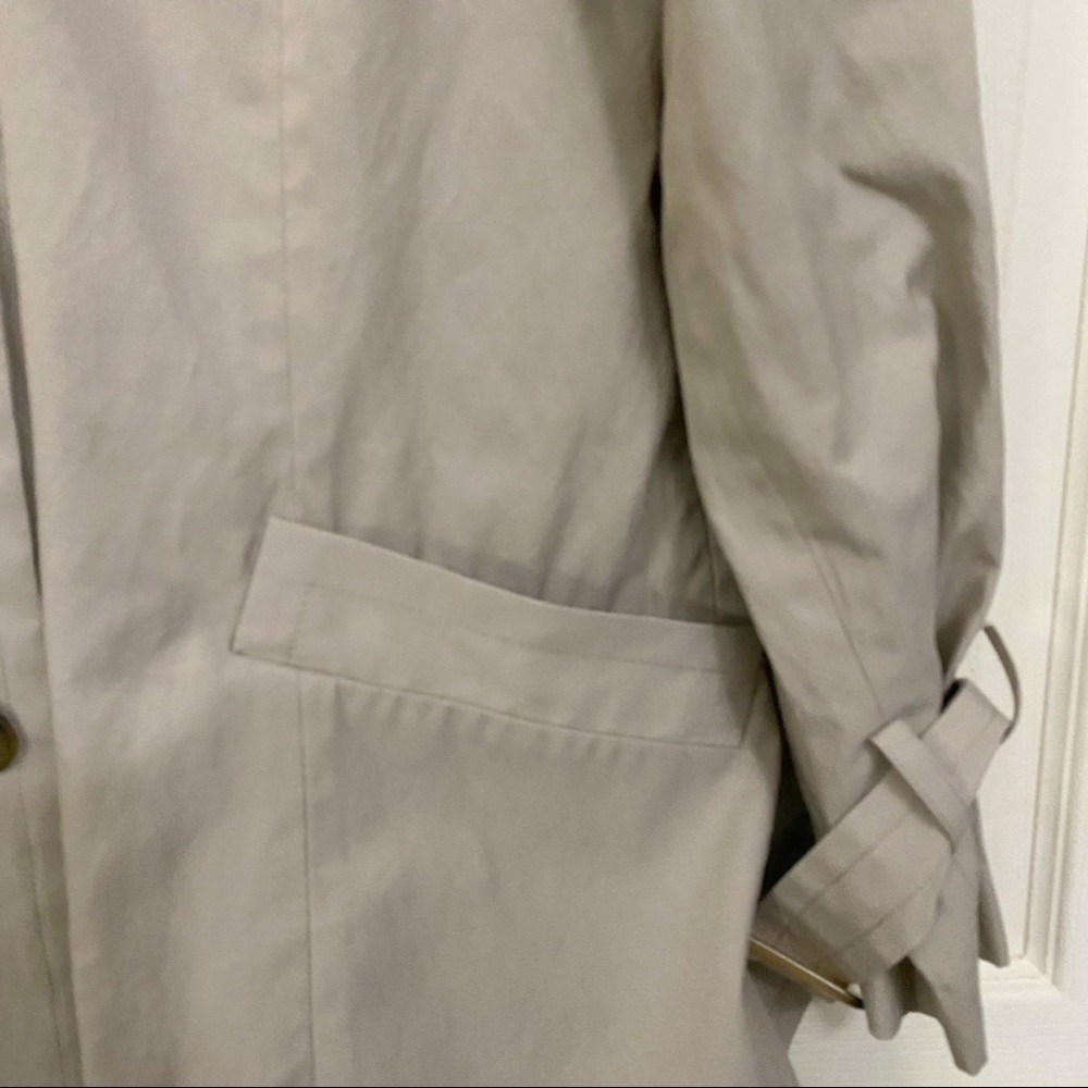 Pendleton Khaki Double Breasted Belted Trench Coat - image 4